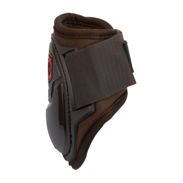 Quartelas para cavalos jovens em poliuretano e neoprene Castanho escuro