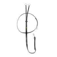 Martingale colar em couro NOVO Preto