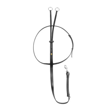 Martingale colar em couro NOVO Preto