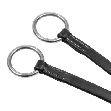Martingale colar em couro NOVO Preto