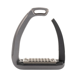 Estribo Rel-X Easy braço modelado Titânio Cinzento