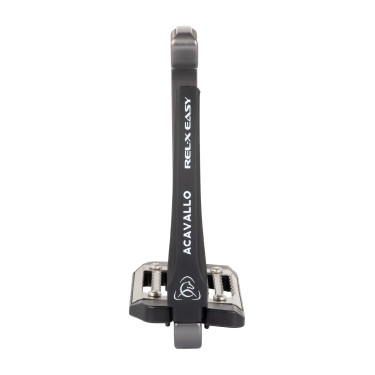 Estribo Rel-X Easy braço modelado Titânio Cinzento