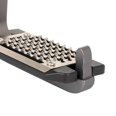 Estribo Rel-X Easy braço modelado Titânio Cinzento