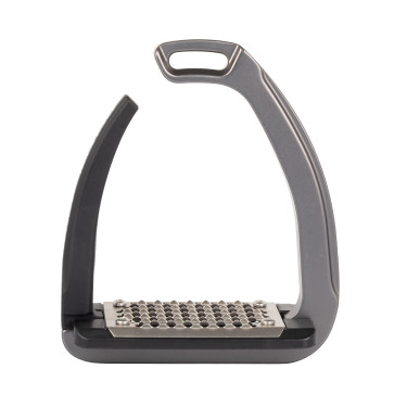Estribo Rel-X Easy braço modelado Titânio Cinzento