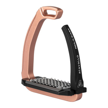 Estribo Rel-X Easy braço modelado Ouro rosa