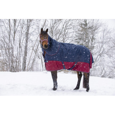 Cobertura Equithème Tyrex 1200 D Preto / framboesa Cobertura Equithème Tyrex 1200 D Preto / framboesa