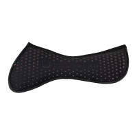 Aba de compensação em memory foam com grip com glitter e logótipo em silicone Preto / prata
