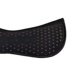 Aba de compensação em memory foam com grip com glitter e logótipo em silicone Preto / prata Aba de compensação em memory foam com grip com glitter e logótipo em silicone Preto / prata