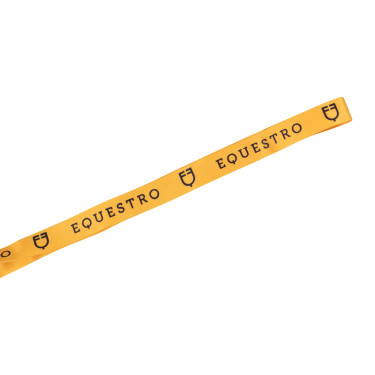 Porta-crachá com cordão logo Equestro Amarelo