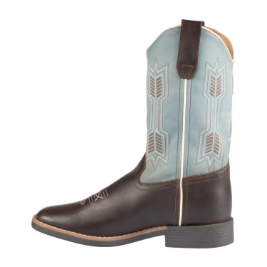 Botas Arrow Western para crianças Castanho / azul céu