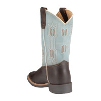 Botas Arrow Western para crianças Castanho / azul céu
