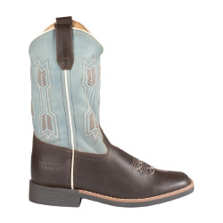 Botas Arrow Western para crianças Castanho / azul céu