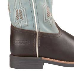 Botas Arrow Western para crianças Castanho / azul céu