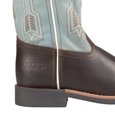 Botas Arrow Western para crianças Castanho / azul céu