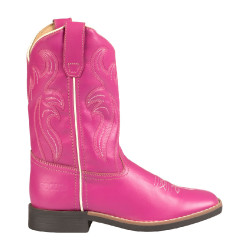 Botas western de rancho para menina Rosa