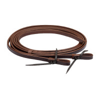 Rédeas Waterloop em couro oleado 5/8" Envernizado Castanho Rédeas Waterloop em couro oleado 5/8" Envernizado Castanho