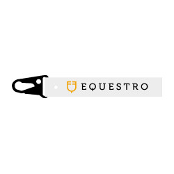 Fita com logótipo Equestro para cabide Branco