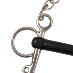 Pelham inox inteiro hastes corte borracha rígida