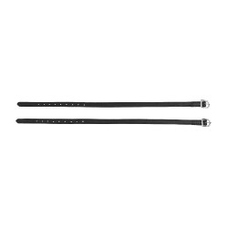 Tiras de esporas em couro com interior em nylon Preto Tiras de esporas em couro com interior em nylon Preto