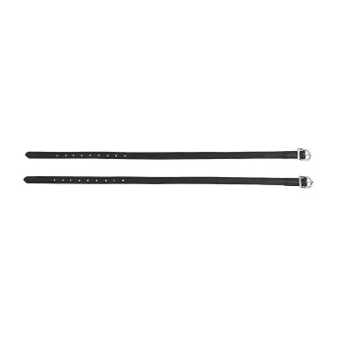 Tiras de esporas em couro com interior em nylon Preto Tiras de esporas em couro com interior em nylon Preto