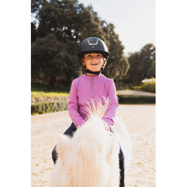 Camiseta de treino infantil Horze Mea Pensamento pálido Violeta