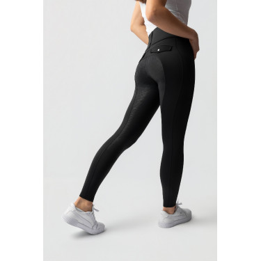 Legging Hybrid Horze Anya feminino fullgrip Preto Legging Hybrid Horze Anya feminino fullgrip Preto