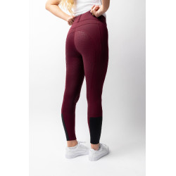 Calça de equitação Horze Evelyn com fundo integral feminino Port Royale Bord&amp;amp;amp;amp;amp;ocirc;