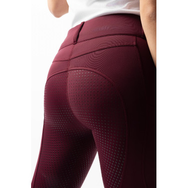 Calça de equitação Horze Evelyn com fundo integral feminino Port Royale Bord&amp;amp;amp;amp;amp;ocirc;