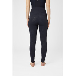 Legging de maternidade Horze Ginny com grip integral e bolsos para telefone Azul-marinho