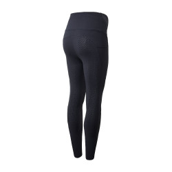 Legging de maternidade Horze Ginny com grip integral e bolsos para telefone Azul-marinho