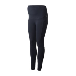 Legging de maternidade Horze Ginny com grip integral e bolsos para telefone Azul-marinho