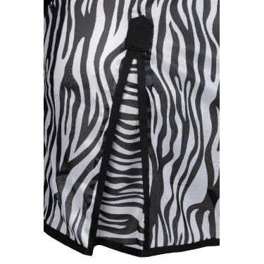 Capa anti-moscas Horze Defender com aba para a barriga Zebra Motivos