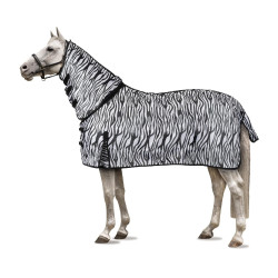 Capa anti-moscas Horze Defender Zebra Motivos