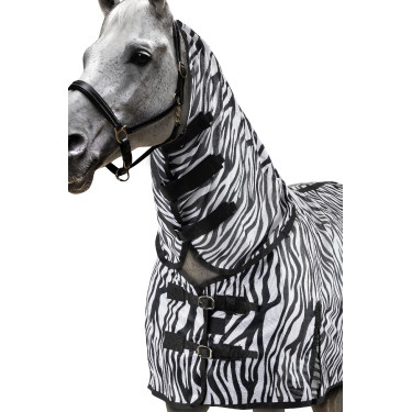 Capa anti-moscas Horze Defender Zebra Motivos