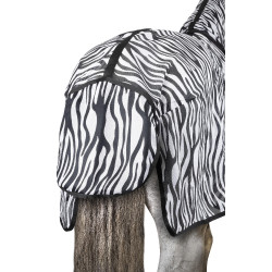 Capa anti-moscas Horze Defender Zebra Motivos