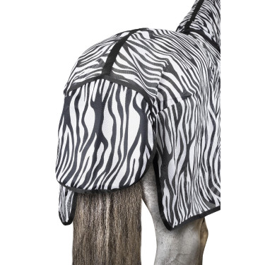 Capa anti-moscas Horze Defender Zebra Motivos