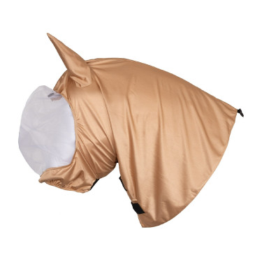 Conjunto de máscara e protetor de pescoço anti-eczema Horze Castanho claro Conjunto de máscara e protetor de pescoço anti-eczema Horze Castanho claro
