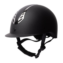 Capacete de equitação Horze Cosmo Preto carbono