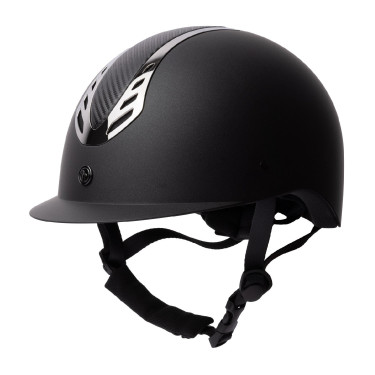 Capacete de equitação Horze Cosmo Preto carbono