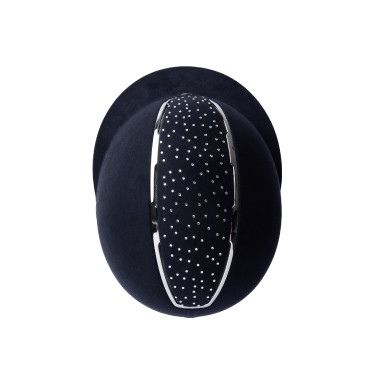 Capacete de equitação Solara II Horze Marinho / branco Azul