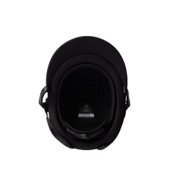 Capacete de equitação com ornamento de cristal Horze Arix II Preto / pêssego Capacete de equitação com ornamento de cristal Horze Arix II Preto / pêssego