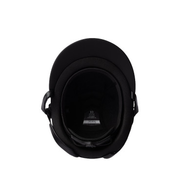 Capacete de equitação com ornamento de cristal Horze Arix II Preto / pêssego Capacete de equitação com ornamento de cristal Horze Arix II Preto / pêssego
