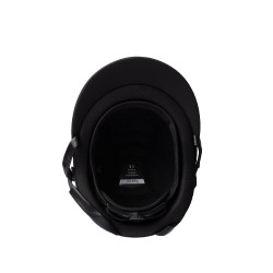 Capacete de equitação com ornamento de cristal Horze Arix II Preto / prata