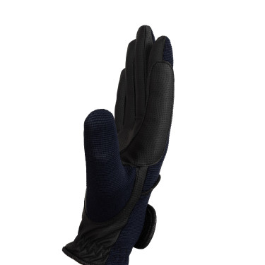 Luvas de equitação femininas Horze Mayla Winter Marinho escuro Azul