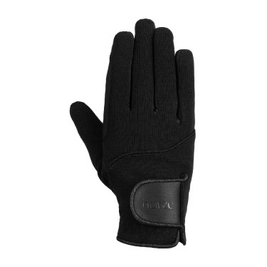 Luvas de equitação femininas Horze Mayla Winter Preto