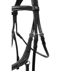 Bridão Monterrey muserola mexicana Horze Preto