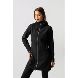 Casaco longo Softshell Anna Horze Preto