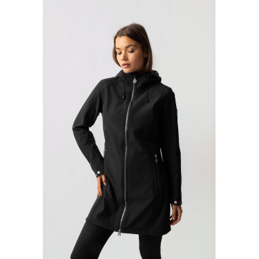 Casaco longo Softshell Anna Horze Preto
