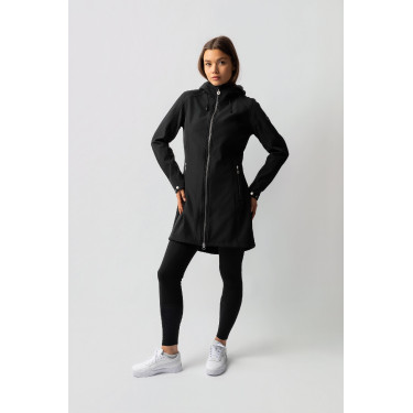 Casaco longo Softshell Anna Horze Preto