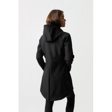 Casaco longo Softshell Anna Horze Preto